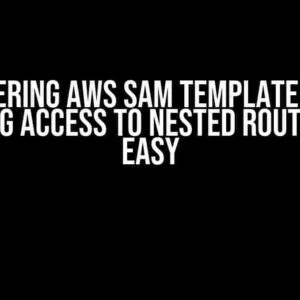 Mastering AWS SAM Template Files: Granting Access to Nested Routes Made Easy